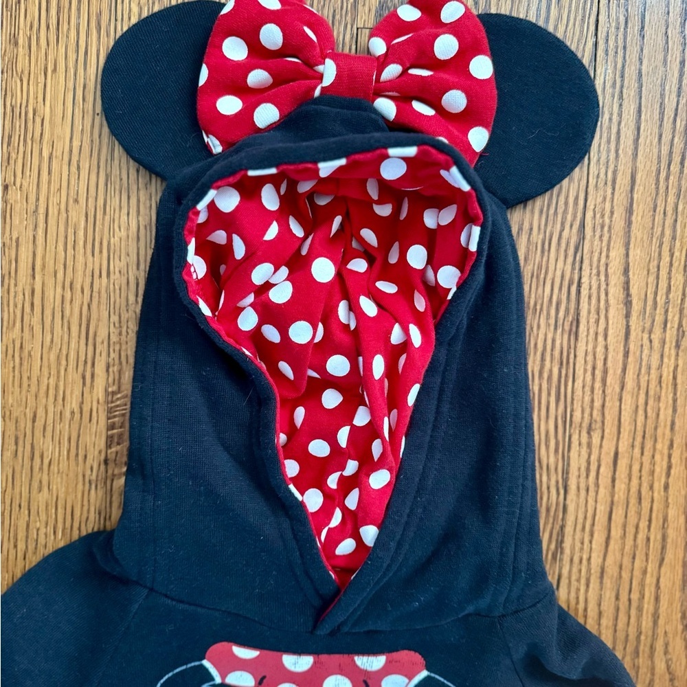 Authentic Disney Parks Minnie Mouse Pullover Hoodie (12m) - Picture 6 of 6
